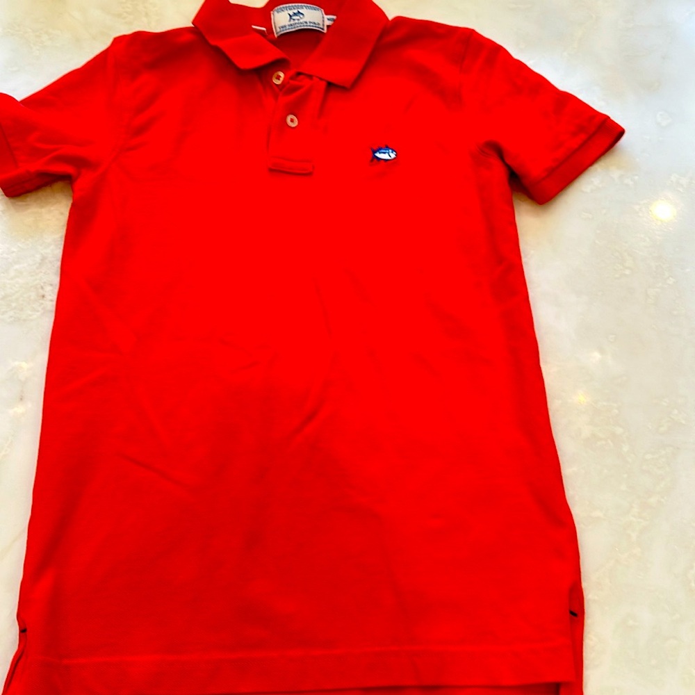 Southern tide; size boys 10-12; orange; excellent condition